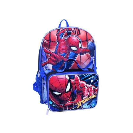 Spider-Man - Spiderman Backpack With Lunch - Walmart.com