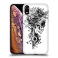 thumbnail image 1 of Head Case Designs Officially Licensed Riza Peker Skulls 6 Black And White Soft Gel Case Compatible with Apple iPhone XR, 1 of 7