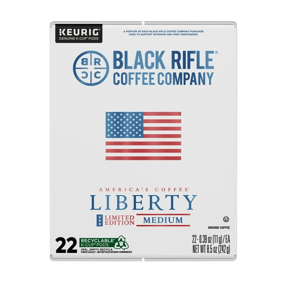 Black Rifle Coffee Company Liberty Roast K-Cup Pods, 22 Ct