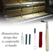 Hardwood Handle Professional 6 In 1 Piano Tuning Hammer Mute Kit Maintenance Tuning Tool Set With Bag Protable Easy Operate