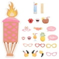 thumbnail image 1 of 12pcs Hawaii Party Photo Props Set Flamingo Beach Decoration Paper Handheld Photo Booth Props Set Photography Accessories Summer Party Supplies, 1 of 7