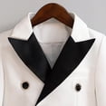 thumbnail image 4 of LIJCC Toddler Boy Formal Suit Clothes Gentleman Wedding Dress Outfit Long Sleeve Dress Shirt Jacket 5 PCS Set(White,6-7 Years), 4 of 9