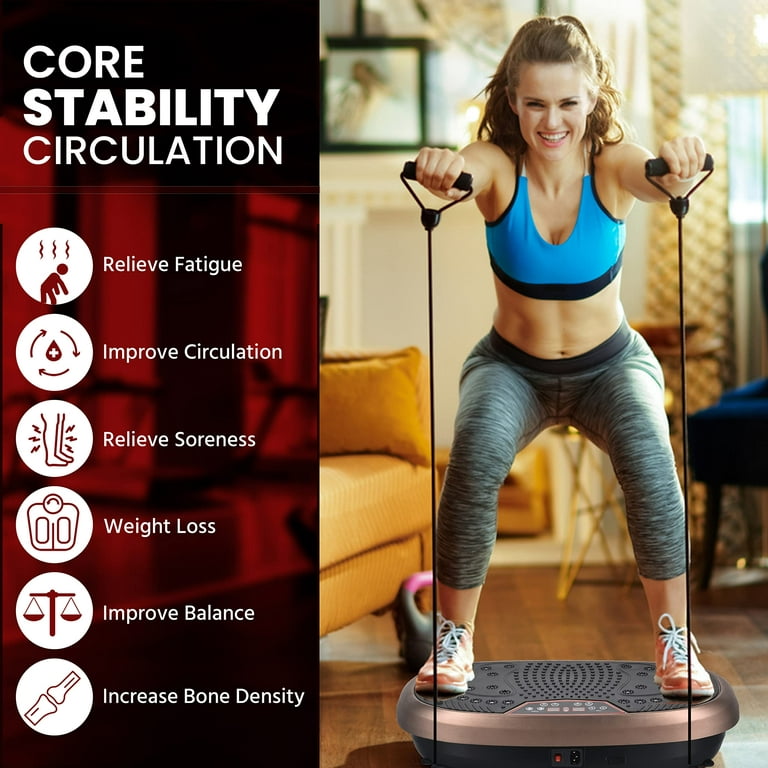 Vibration Plate Exercise Machine with Remote Control, Vibration Platform  for Weight Loss, Whole Body Workout Machine, Fitness Machine, Foots  Massage