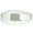 White, variant on CTM® Ribbed Fabric Belt with Nickel Buckle
