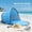 Blue, variant on 1 Person Instant Pop Up Beach Sun Shelter Tent, 1 Second Quick Setup Lightweight Oval Shade Tent with Velcro Closure for Camping Picnic Backyard Yacht