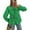Green, variant on PRETTYGARDEN Women's Spring Fall Babydoll Peplum Blouse Shirt Puff Long Sleeve Bow Tie Front Trendy Cute Y2K Going Out Tops