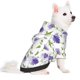 thumbnail image 2 of Fotbe Purple Chicory Sudadera con Estampado para Perros Pequeños – Suéter con Capucha para Mascotas, Tela Suave de Forro Polar con Bolsillo-Large, 2 of 7