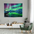 thumbnail image 2 of GOSMITH SHRAPHY Northern Lights Tapestry, Beautiful Galaxy Night Starry Tapestry Mystical Aurora Borealis Lake Reflection Tapestry Wall Hanging for Bedroom Living Room Dorm 40x30 Inches, 2 of 7