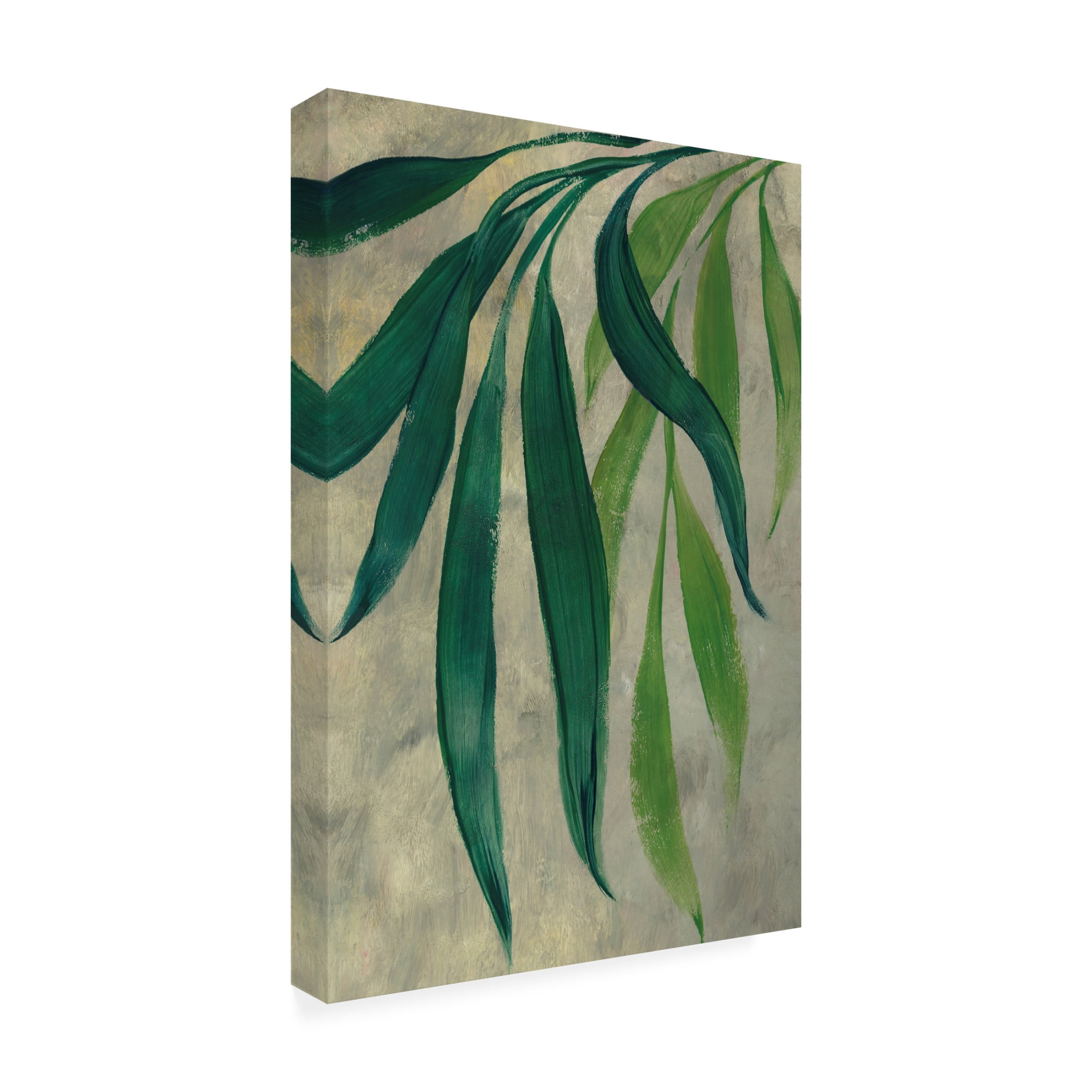 Trademark Fine Art Rosana Laiz Blursbyai Viau cascading leaves Canvas Wall Art