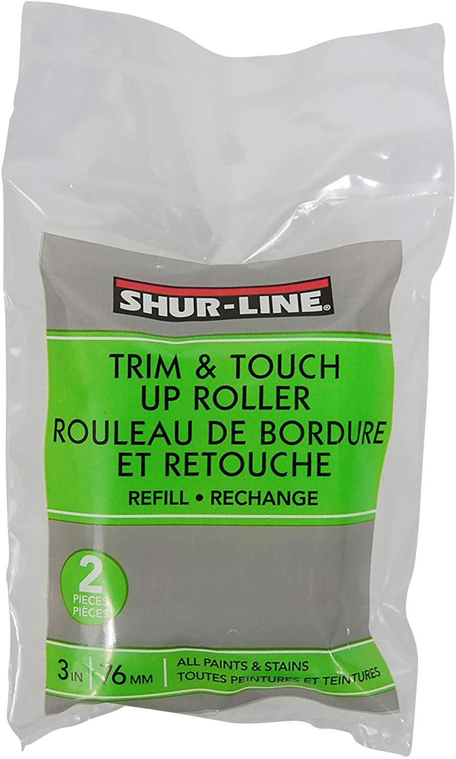 Shur-Line 2007129 3-Inch Trim and Touch Up Roller Refill