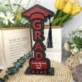 thumbnail image 3 of LSLJS 2025 Graduation Season Wooden Tabletop Holiday Decorative Ornament Graduation Season Gift Landscape Craftsmanship, 3 of 8