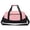 Pink, variant on LHWEN 20" Sports Duffle Bag Travel Gym Luggage Bag with Zippered Main Compartment Front Pocket Top Handle Side Handles Removable Shoulder Strap Polyester Perfect for Gym Sports Vacation Multiple Color