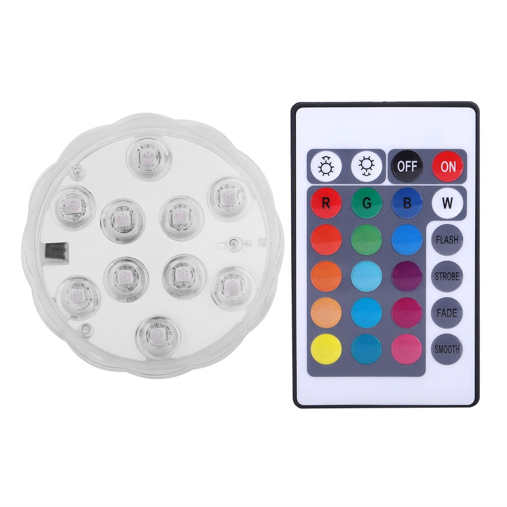 Lighting fish tank lights,New remote diving lights 10led colorful