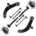 thumbnail image 4 of ECCPP - 10PCS Front Lower Control Arm And Ball Joint Inner Outer Tie Rod End Sway Bar Link Wheel Hub Bearing Compatible Fit 2007-2011 For Nissan Versa Suspension Kit, 4 of 5