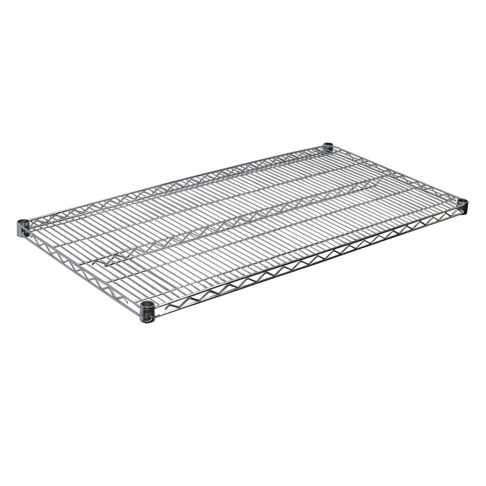 Storage Max Chrome Wire Shelf Single, 18 x 48