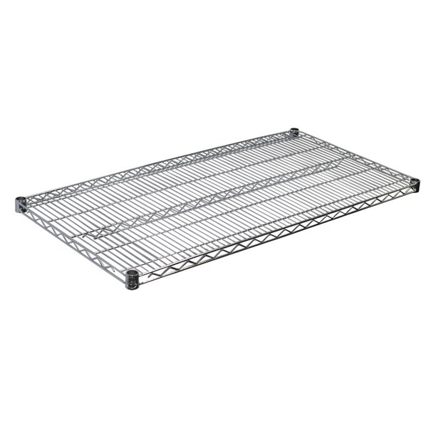 Storage Max Chrome Wire Shelf Single, 24 x 48