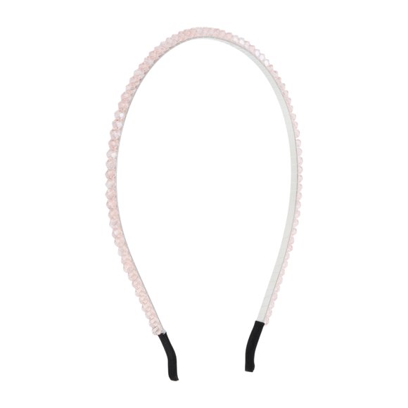 Diadema de strass Unique Bargains, diadema de pelo de cristal falso para mujeres, color rosa