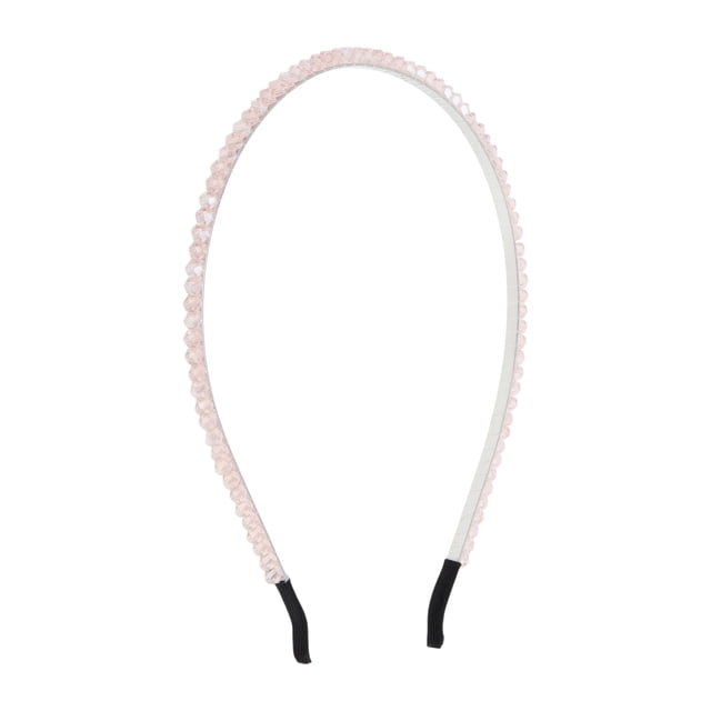 Diadema de strass Unique Bargains, diadema de pelo de cristal falso para mujeres, color rosa
