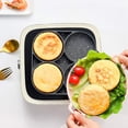 thumbnail image 5 of Sartén para huevos Sartenes antiadherentes para panqueques de 4 tazas Utensilios de cocina Sartén para tortillas y panqueques Cocedor de huevos, 5 of 5
