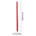 thumbnail image 2 of 100-Pack Reusable Translucent Two-Tone Threaded Striped Drinking Straws, Clear Spiral Pattern Beverage Accessories for Juice and Soda Drinks Drinking Straws #A2 Pink_013, 2 of 7