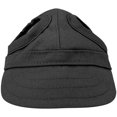thumbnail image 4 of Gorro deportivo para gatos para mascotas, gorra ajustable para exteriores, rayas de verano, para viajes, embalaje socialme-eu (L - negro) JM, 4 of 5