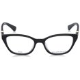 thumbnail image 2 of Anteojos Kate Spade Emmalee 807 negros con borde completo en forma de ojo de gato, 2 of 5