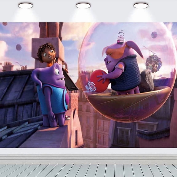 Dreamwork Home Movie Backdrop Taspestry Banner Party Supplies Background Poster Decor Decorations