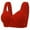Red, variant on 2 Pack Bras for Women Comfortable Large Thin Sagging Side Shining No Steel Ring Wrapping Bras