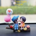 thumbnail image 2 of Adornos para coche Lindo árbol en forma de pareja Accesorios para coche Adornos para coche Globo de confesión, 2 of 6