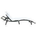 thumbnail image 6 of SAFAVIEH Colley Outdoor Patio Sun Lounger, Grey Brown, 6 of 16