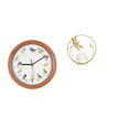 thumbnail image 1 of Reloj de pared con forma de pájaro cantor, bola de cristal, estatua de hierro, decoración, material PP, escultura creativa, adecuado para sala de esta, 1 of 8