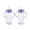 NUK Large Learner Tritan Cup, 10 Ounce, Purple Star, 2 Pack
