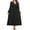 Black, variant on IROINNID Maxi Dress for Women Strapless V-Neck Wrap Dress Vintage V Neck Long Sleeve Solid Dresses ,Beige