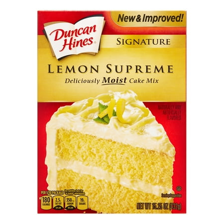 (2 Pack) Duncan Hines SIGNATURE LAYER CAKE MIX Lemon ...
