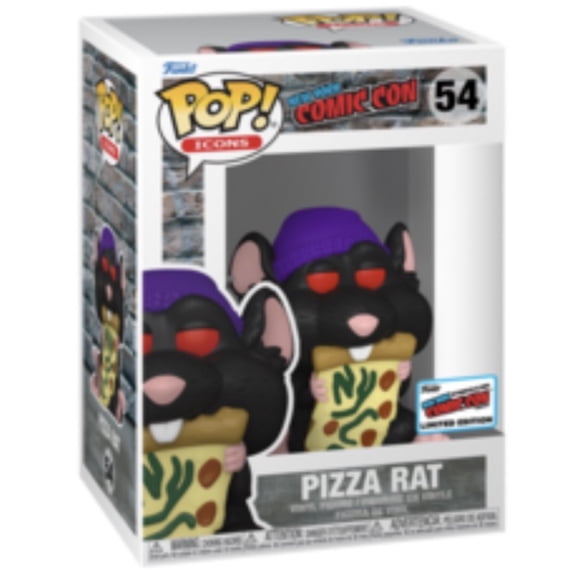 Funko Pop Icon Pizza Rat Limited Edition NYCC Exclusive Vinyl Figure