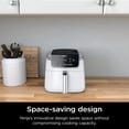 thumbnail image 4 of Ninja Pro 3-in-1 Air Fryer, XL 5-Qt Basket, 3 Functions, Air Crisp Technology, Non-Stick, Crisper Plate, AF140WMWH White, 4 of 10