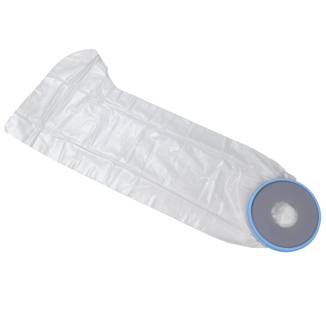 Protector De Heridas, Suministros Para Baño De Ducha, Cubierta Fundida Lavable Antideslizante, Azul Y Transparente Para Quemaduras, Problemas De La Piel, Rasguños Y Erupciones ANGGREK Leg Waterproof Cover