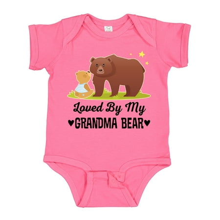 

Inktastic Grandma Bear Loves Me Outfit Gift Baby Boy or Baby Girl Bodysuit