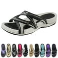 thumbnail image 1 of GP Signature Slide Sandals for Women: 7534 Grey-22, EU36 (US Size 5.5 - 6), 1 of 7