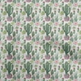 thumbnail image 1 of oneOone Cotton Jersey Green Fabric Cactus Sewing Fabric By The Yard Printed Diy Clothing Sewing Supplies 58 Inch Wide, 1 of 5