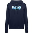 thumbnail image 2 of Women's Levelwear Navy Tampa Bay Rays Adorn Retro 3D Pullover Hoodie, 2 of 3