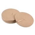 thumbnail image 1 of Unique Bargains 5.4' Round Nonwoven Tree Mulch Ring Mat Cover Plant Barrier, Beige 18 Pack, 1 of 1