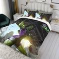thumbnail image 3 of She-Hulk Conjunto de sábanas temático, trío de piezas, cómodo y amigable con la piel, diseño único, regalo de decoración para el hogar para familiares, amigos y fans, 90 cm * 190 cm, 3 of 6