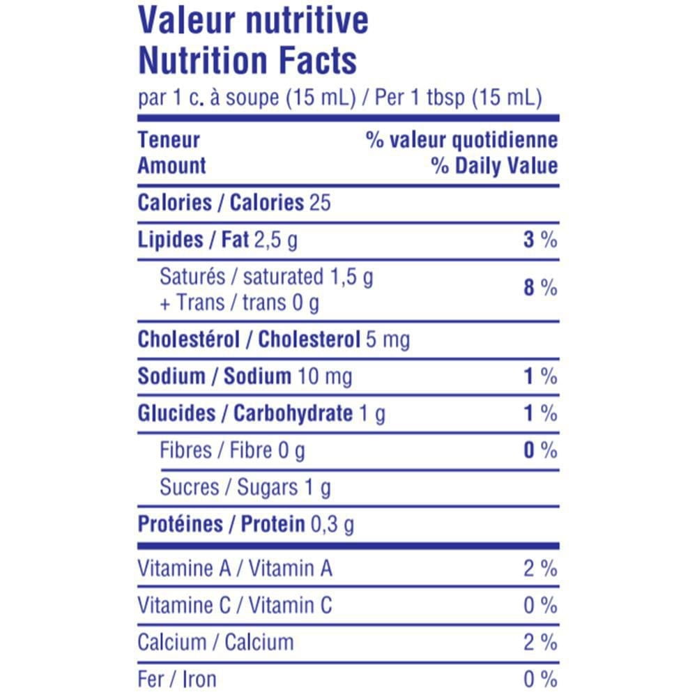Québon 15% Table Cream, 473 mL