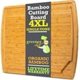 thumbnail image 2 of Greener Chef Oversized Bamboo Cutting Board with Deep Juice Grooves, Single Tone, 4XL, 36”x24", 2 of 7