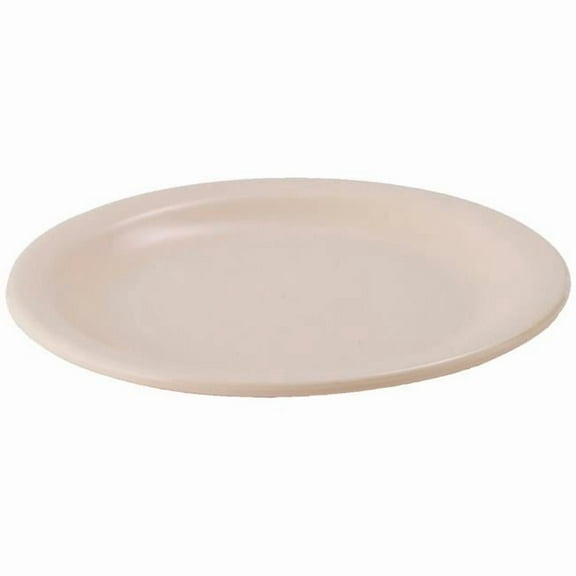 Winco MMPR-9 Melamine 9 in. Round Plates - Tan