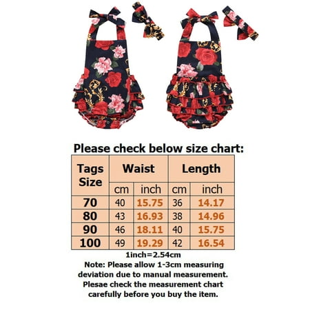 Kids Baby Girls Clothes Floral Jumpsuit Romper Toddler Playsuits Headband Outfits Toddler Baby Girl Sleeveless Floral Ruffle Romper Bodysuit Walmart Canada