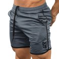 thumbnail image 2 of Faithtur Men Summer Swim Shorts Solid Color Elastic Waist Swimming Trunks, 2 of 2