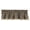 Black & Khaki Tan, variant on Heritage House Check Fairfield Barn Red and Nutmeg 72" x 15.5" Lined Cotton Valance by Raghu