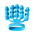 thumbnail image 3 of Ejercitador De Dedos 4xFingers, Fortalecedor De Dedos, Fortalecedor De Agarre De Mano De Piano, Azul, 3 of 8